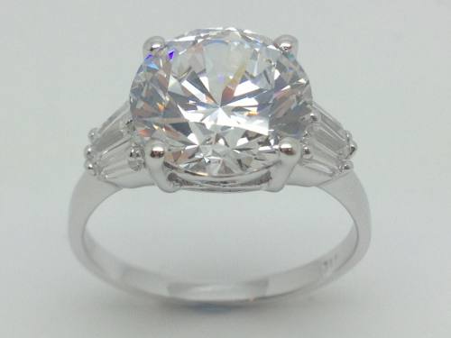 Silver Cz Ring