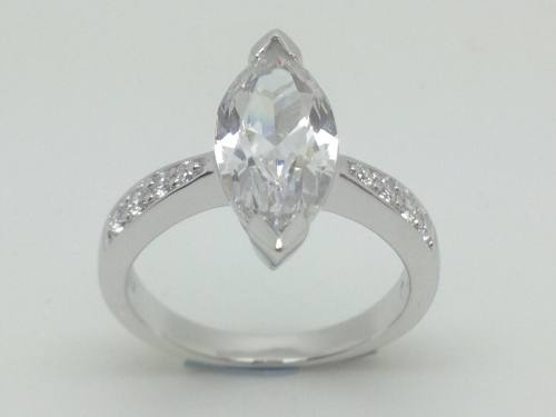 Silver Cz Ring