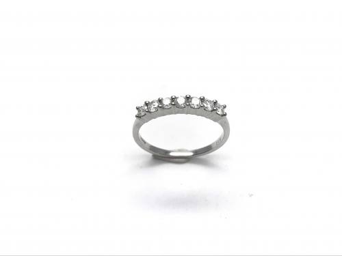 9ct White Gold Diamond Eternity Ring 0.50ct