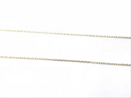 9ct Yellow Gold Trace Pendant Chain 20 inch