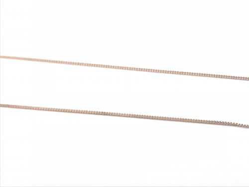 9ct Rose Gold Fine Curb Chain 18 inch