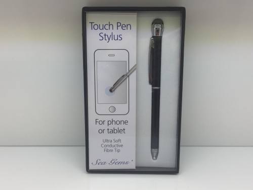 Ball point pen with stylus
