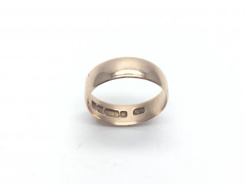 9ct Rose Gold Wedding Ring 5mm