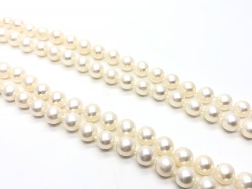 9ct Freshwater Double Pearl Necklet
