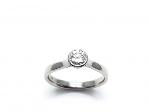 Platinum Diamond Solitaire Ring 0.40ct