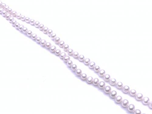 9ct Freshwater Pearl Necklet 16 inch 5mm