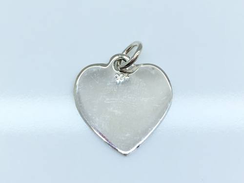 Silver Heart Pendant 15mm