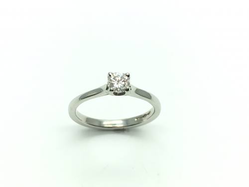 Platinum Diamond Solitaire Ring