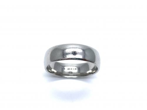 Platinum Wedding Ring R+  6mm