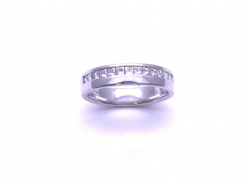 18ct White Gold Diamond Wedding Ring 0.50ct 4mm
