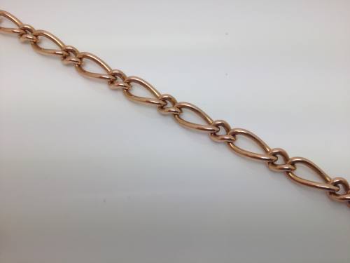 9ct Rose Gold Fancy Figaro Chain