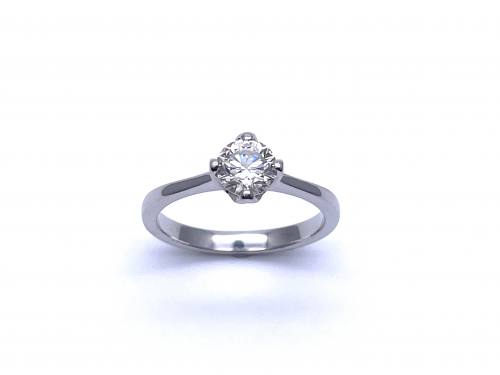 Platinum Diamond Solitaire Ring 0.80ct