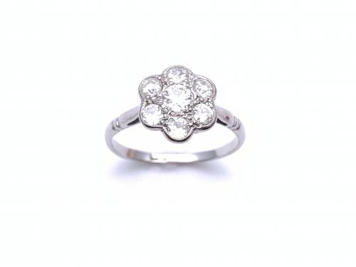 An Old Diamond Cluster Ring