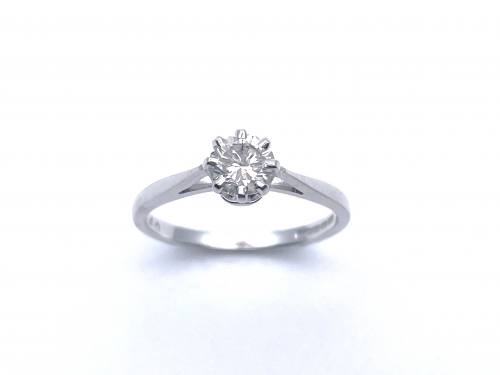 18ct Diamond Solitaire Ring 0.56ct