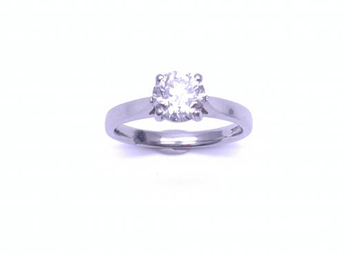 Platinum Diamond Solitaire Ring 1.06ct