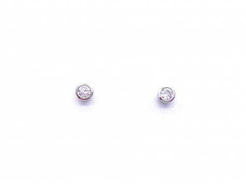 Platinum Diamond Stud Earrings 0.60ct