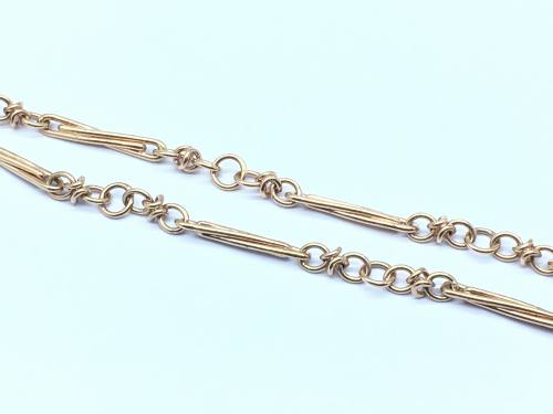 9ct Rose Gold Fancy Chain 30 inch