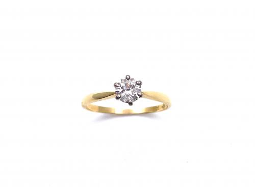 18ct Diamond Solitaire Ring