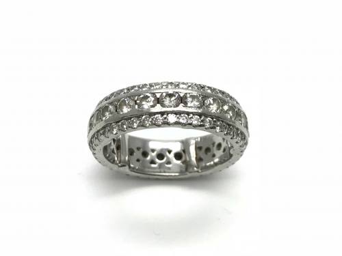 Platinum Diamond Full Eternity Ring