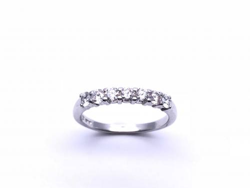 18ct White Gold 7 Stone Ring