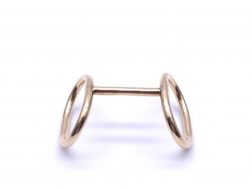 9ct Yellow Gold Scarf Ring