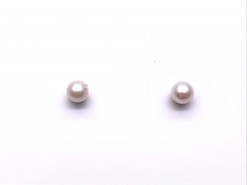 9ct Freshwater Cultured Pearl Stud Earrings 4mm