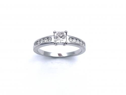 Platinum Diamond Solitaire Ring