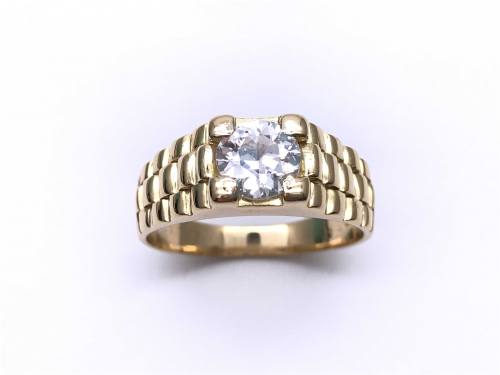 18ct Rolex Style Diamond Solitaire Ring