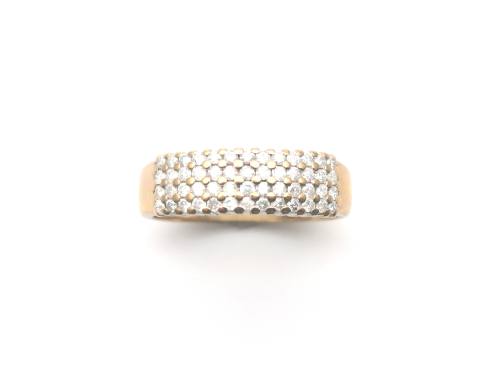 9ct Diamond Pave Ring 0.50ct