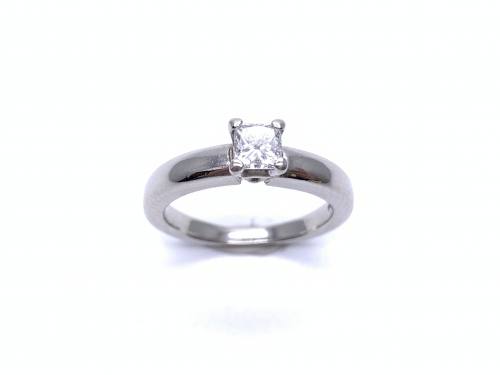 Platinum Princess Cut Diamond Ring