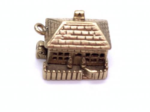 9ct Yellow Gold Opening House Charm