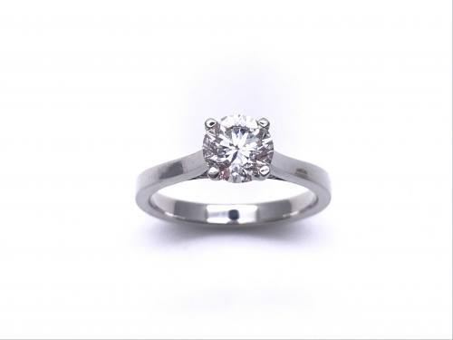 Platinum Diamond Solitaire Ring 1.04ct