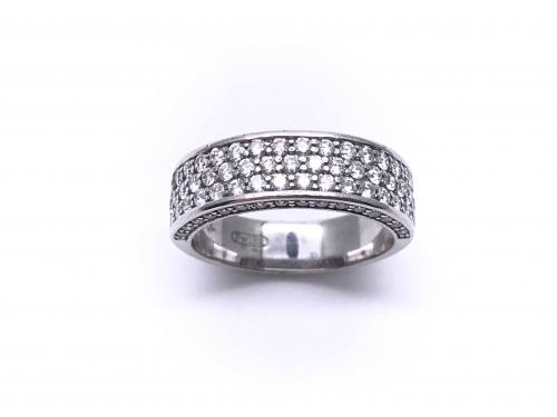 18ct Diamond Pave Ring 1.00ct