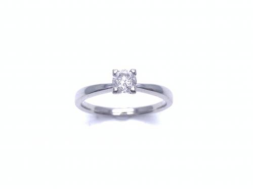 Platinum Diamond Solitaire Ring 0.34ct