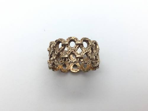 9ct Yellow Gold Wide Band