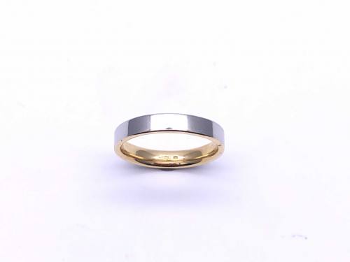 18ct White & Yellow Gold Wedding Ring