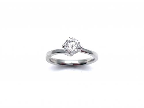 Platinum Diamond Solitaire Ring