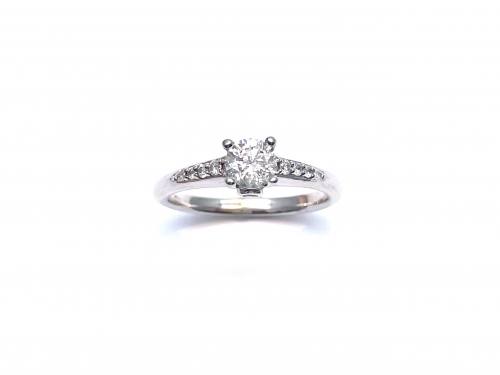 18ct White Gold Diamond Ring 0.50ct