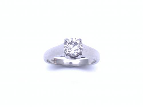 Platinum Diamond Solitaire Ring