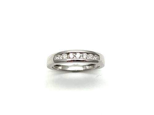 9ct White Gold Diamond Eternity 0.25ct