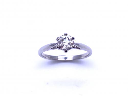 Platinum Diamond Solitaire Ring 0.70ct