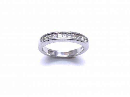 14ct Princess Cut Diamond Eternity Ring