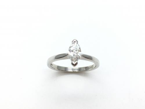 Platinum Diamond Marquise Ring