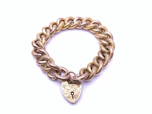 An Old 9ct Yellow Gold Charm Bracelet