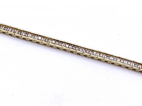 9ct Yellow Gold Diamond Bracelet 1.00ct