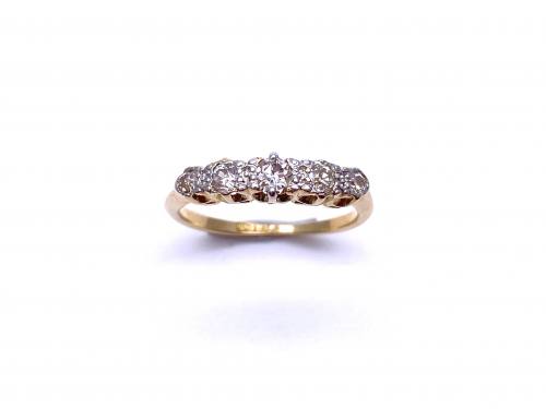 Diamond 5 Stone Ring