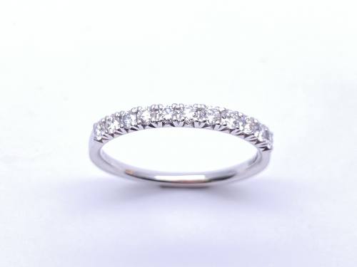 Platinum Diamond Half Eternity Ring 0.33ct