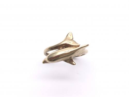 9ct Yellow Gold Dolphin Ring