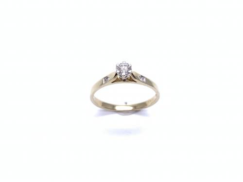 9ct Diamond Solitaire Ring