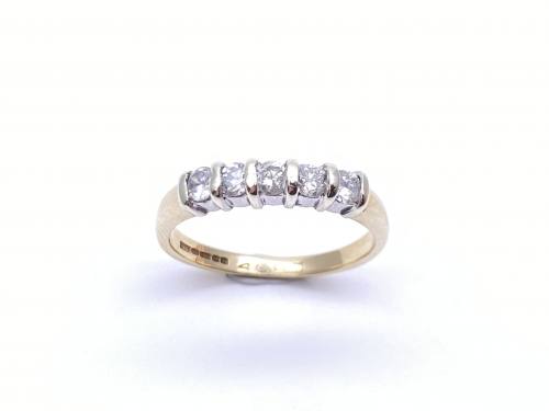 9ct Yellow Gold Diamond Eternity Ring